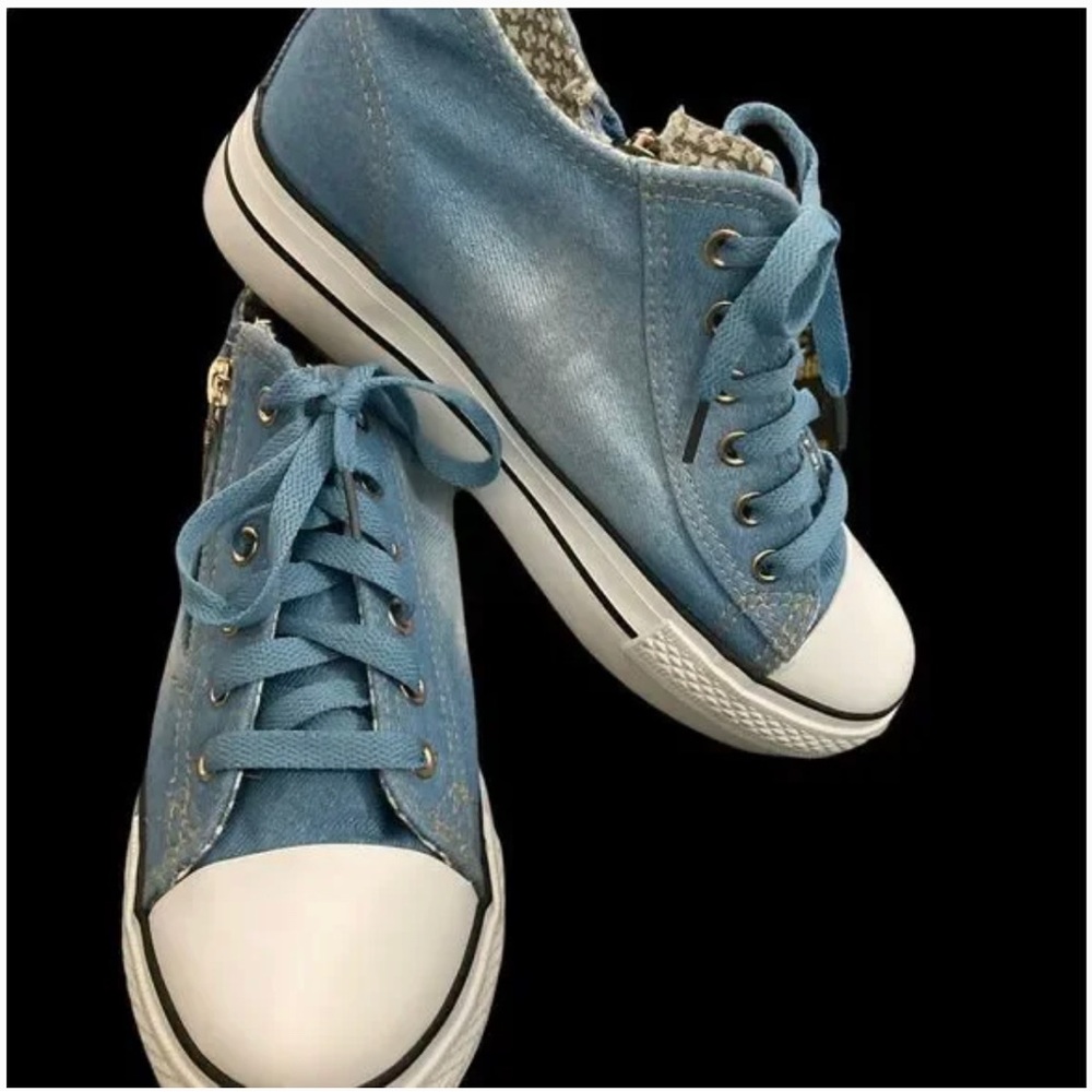 Women’s Denim Platform Sneakers